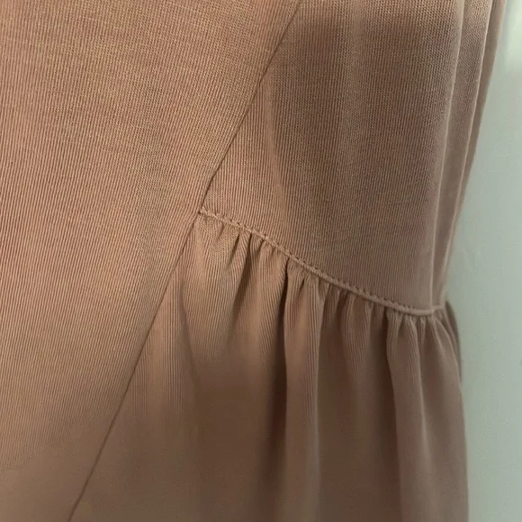 Nordstrom Chelsea28 Ruffle Back Hem Tee Mauve Pink - Picture 5 of 7